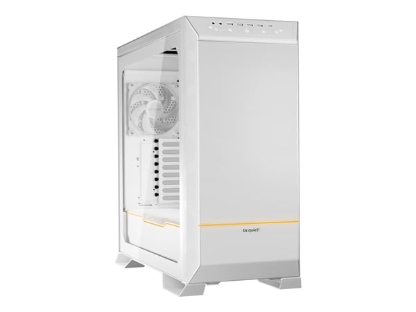 be quiet! Dark Base Pro 901 - FT - ATX - sidepanel med vindu (herdet glass) - ingen strømforsyning (ATX / PS/2) - hvit - USB/lyd