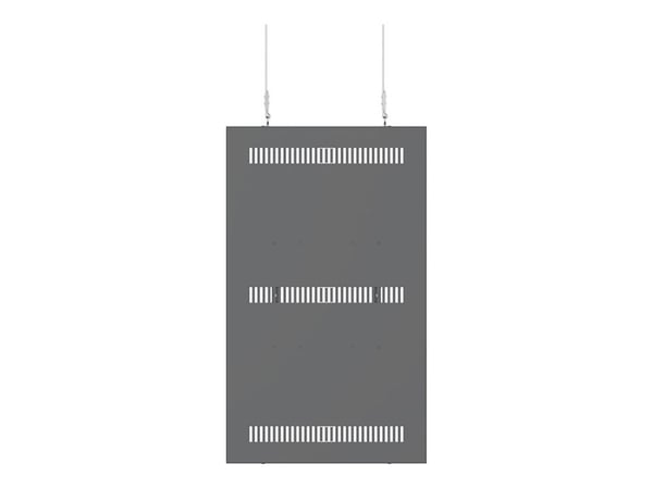 Multibrackets M Pro Series - Hölje - medium - för platt panel - hög ljusstyrka, tråd - stål - svart - skärmstorlek: 55" - takmonterbar
