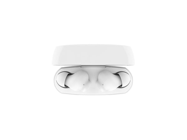 Belkin SoundForm Rhythm - True wireless-hörlurar med mikrofon - inuti örat - Bluetooth - vit