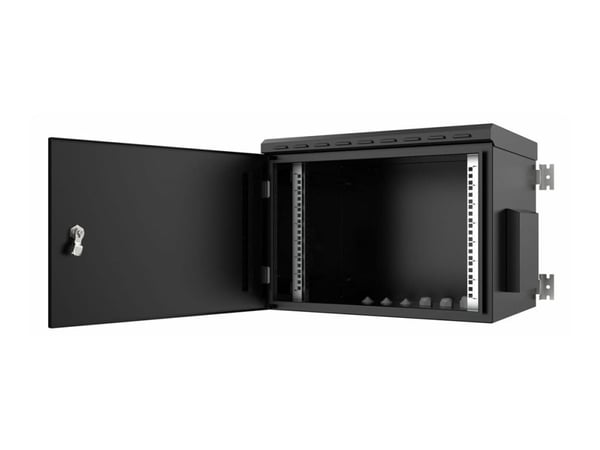 Lanview by Logon - Rack skap - 60 x 45 - veggmonterbar - svart, RAL 9005 - 7U - 19"