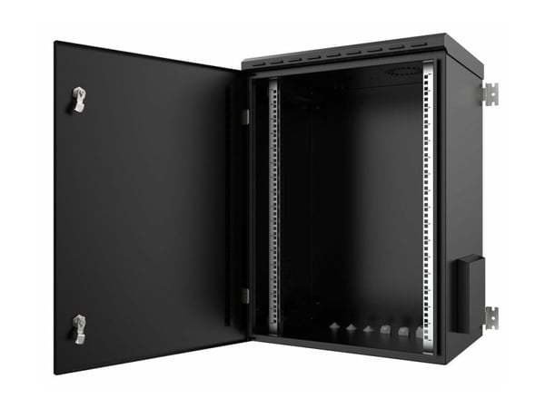 Lanview by Logon - Rack skap - 60 x 45 - veggmonterbar - svart, RAL 9005 - 16U - 19"