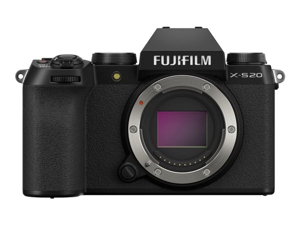 Fujifilm X Series X-S20 - Digitalkamera - spegellöst - 26.1 MP - APS-C - 6.2K / 29.97 fps - endast stomme - Wi-Fi, Bluetooth - svart