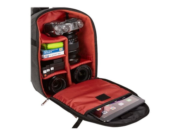 Case Logic Era CEBP-104 - Ryggsekk for kamera / drone - polyester - grå, svart - 10.5"