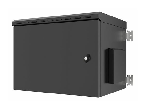 Lanview by Logon - Rack skap - 60 x 45 - veggmonterbar - svart, RAL 9005 - 7U - 19"