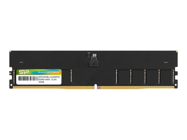 SILICON POWER - DDR5 - modul - 32 GB - DIMM 288-pin - 4800 MHz / PC5-38400 - CL40 - 1.1 V - ej buffrad - on-die ECC