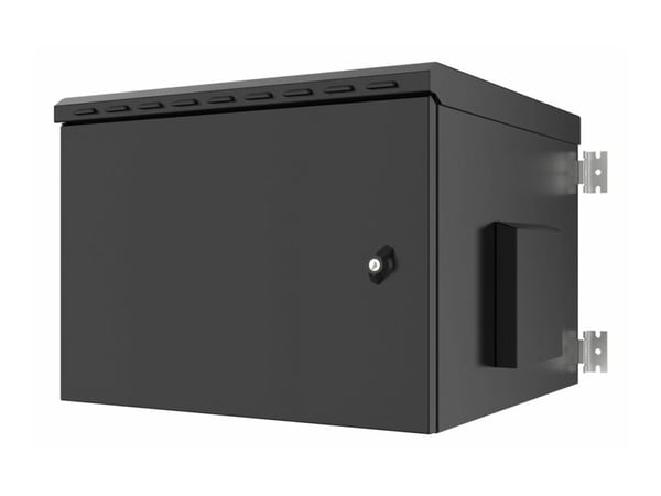 LOGON RWMIP55W07U60B, Seinään asennettava laitekehikko, 7U, Musta