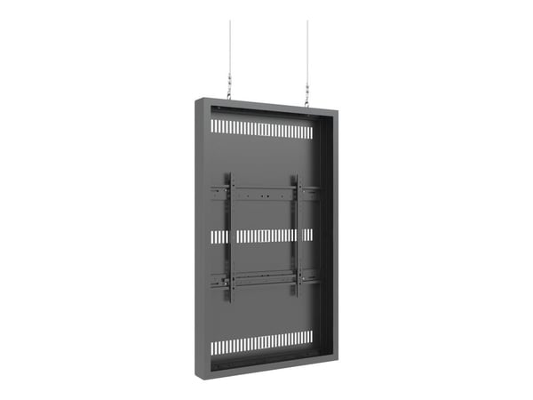 Multibrackets M Pro Series - Hölje - medium - för platt panel - hög ljusstyrka, tråd - stål - svart - skärmstorlek: 55" - takmonterbar