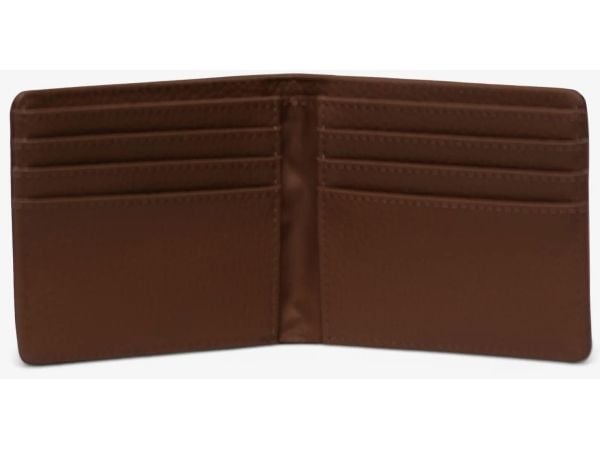 Herschel Roy Wallet, Lommebok, Brun, Vegansk skinn, Monokromatisk, Lomme, 111,8 mm