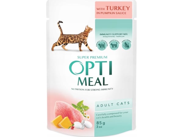 Synteza OPTIMEAL kattemat i pose 85 g med fjørfe i dynamisk saus/12