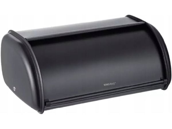KingHoff brødboks i stål 44 cm matt svart KH-1834
