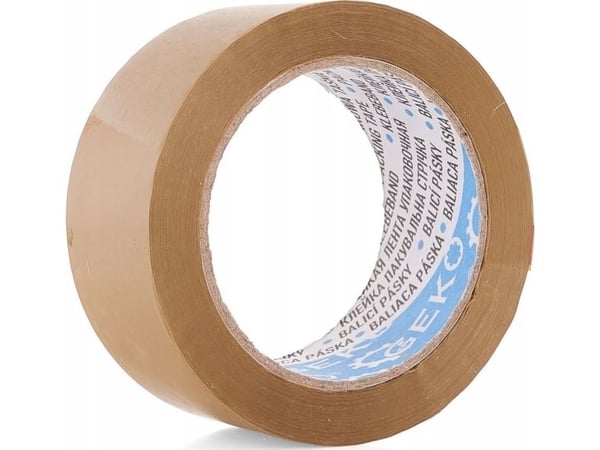 Geko pakkebånd klebende rem 48 mm x 90 m – brun (6/96)