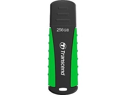 Transcend JetFlash 810 - USB-flashstasjon - 256 GB - USB 3.1 Gen 1 - grønn