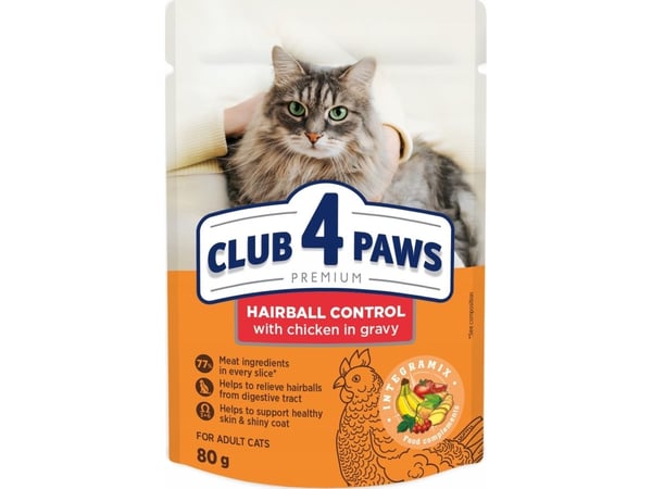 Synthesis CLUB4³ CAT pose 80g HAIRBALL CONTROL /24