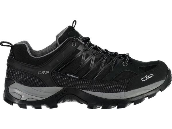 Miesten CMP Rigel Low Trekking Shoe Wp Nero/Grey r. 41 (3Q54457-73UC)