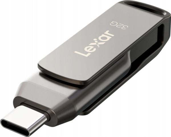 Lexar JumpDrive Dual Drive D400 - USB-flashstasjon - 32 GB - USB 3.1 / USB-C
