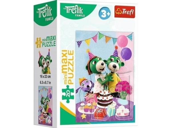 Trefl puslespill 20 brikker MiniMAXI TREFL 21153 DZIEN TREFLIKOW