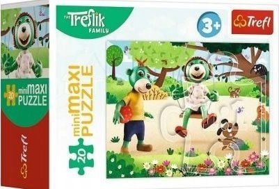 Trefl puslespill 20 brikker MINIMAXI TREFL 21154 DZIEN TREFLIKOW