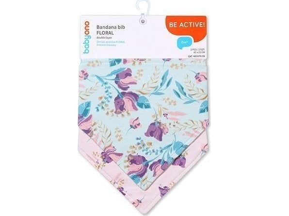 BabyOno 879/16 BLOMSTERET SKJERF SMEKKE