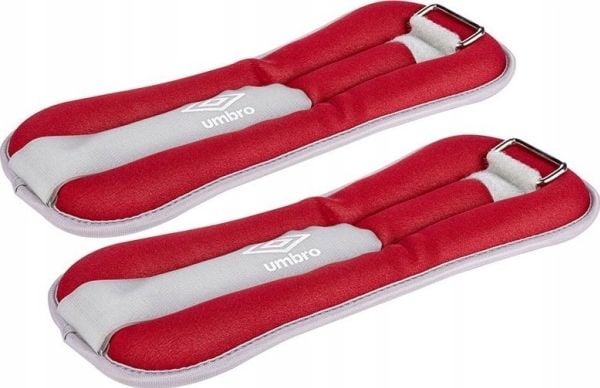 Umbro vektestropper for ankler og håndledd 2x1 kg (rød)