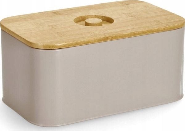 Brødkasse Zeller med bambuslokk, 30 x 18 x 13 cm