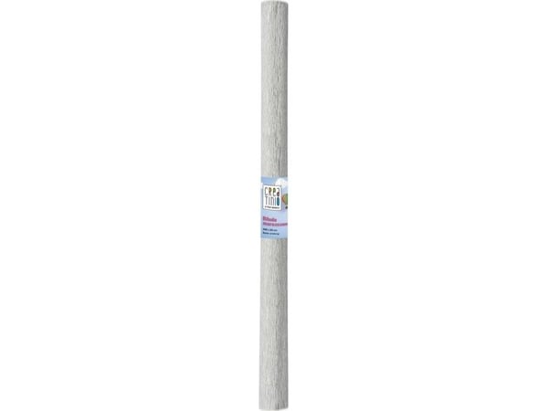 Top 2000 silkepapir / bibula marsjerat Creatino 50x200 cm sølv