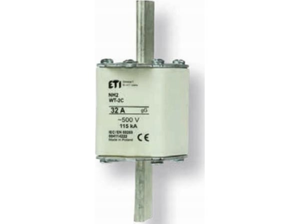 Etipo ETI Polam NH2/WT-2C 004114507 gG 100A 500V G teollinen viivästetty sulakelenkki (kaivosviimeistely)