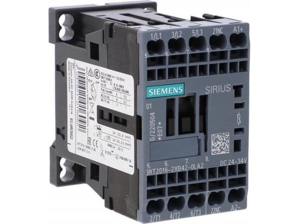 Siemens 3RT2016-2XB42-0LA2 motorskydd 3 x brytare 690 V/AC 1 st