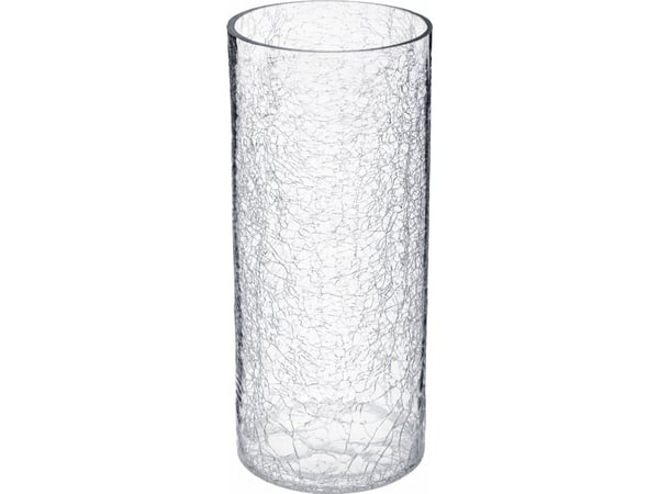 Atmosphera Glassvase, frostet glasseffekt, 30 cm, Atmosphera