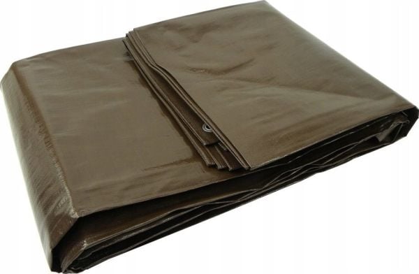 Geko Presenning Presenning 6x12m ekstra tykk/brun 200G (1)