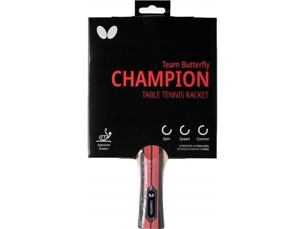 Butterfly Paddle Bordtennisracket Ping Pong Team BUTTERFLY Champion