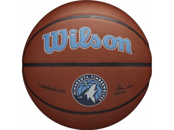 Wilson Team Alliance Minnesota Timberwolves-ball WTB3100XBMIN Brazowe 7