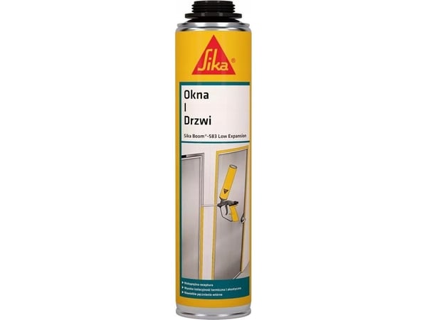 Sika SIKABOOM-583 montasjeskum lav ekspansjon med pistol 750 ml