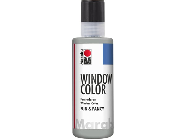 Marabu Window Color, Sølv, Glassmaling, Væske, 80 ml, 1 stykker