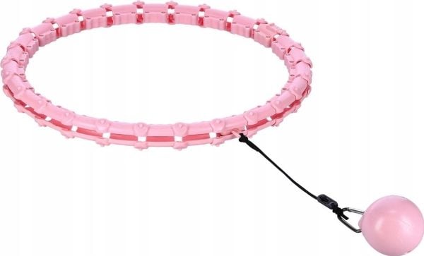 HMS HHW11 PLUS SIZE HULA HOP VAALEANPUNAINEN, JOSSA VÄLILEHDET JA PAINO HMS