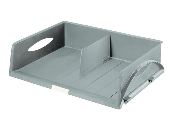 Esselte-Leitz LEITZ arkistointilokero Sorty Jumbo, DIN A3/C3, harmaa muovi, ylimenevä leveys 470 x 355 mm asti, keskellä - 1 kpl (5232-00-85)
