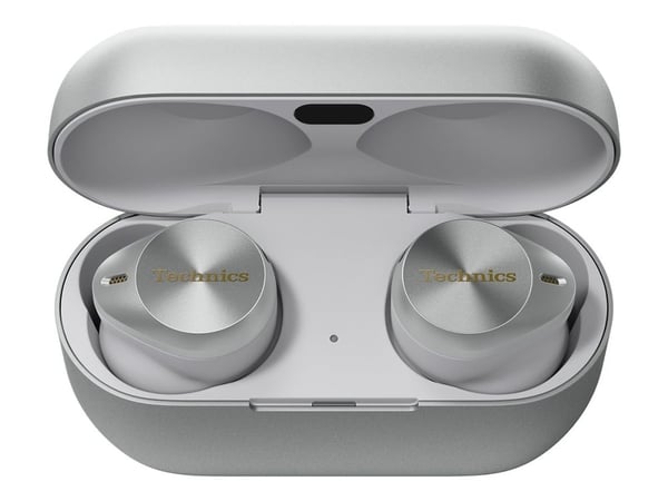 Technics AZ80, True Wireless Stereo (TWS), 20 - 40000 Hz, Puhelut/Musiikki, 7 g, Kuulokkeet, Hopea