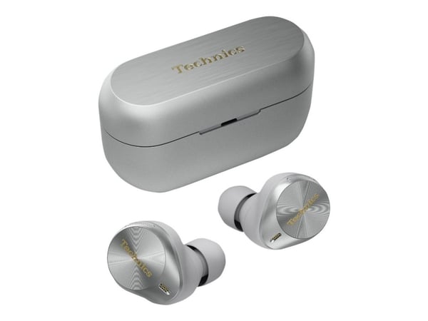 Technics AZ80, True Wireless Stereo (TWS), 20 - 40000 Hz, Puhelut/Musiikki, 7 g, Kuulokkeet, Hopea