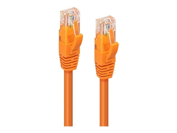 Microconnect MC-UTP6A0025O, 0,25 m, Cat6a, U/UTP (UTP), RJ-45, RJ-45, Oranssi