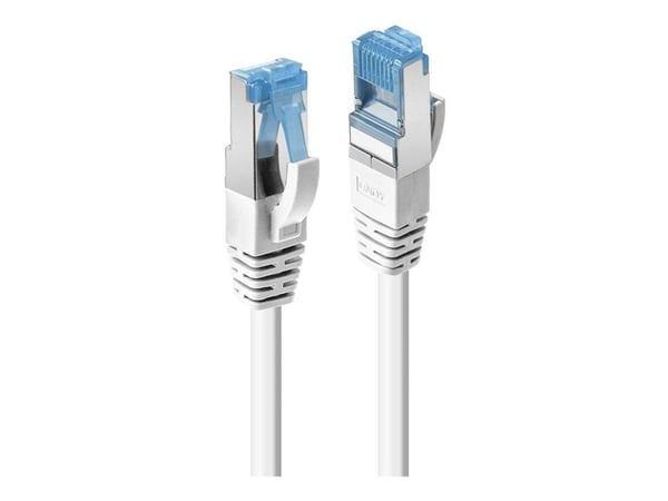 Lindy - Koblingskabel - RJ-45 (hann) til RJ-45 (hann) - 15 m - SFTP, PiMF - CAT 6a - halogenfri, uten hindringer - hvit