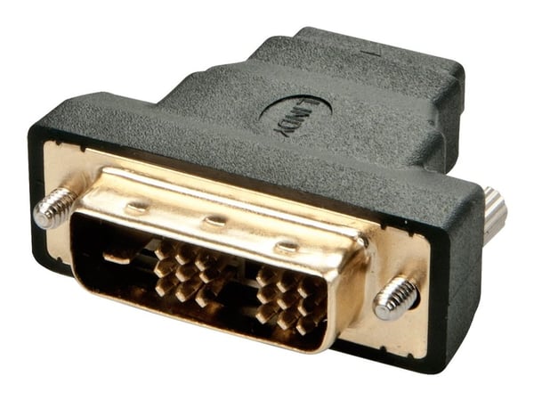 Lindy - Videoadapter - HDMI hun til DVI-D han
