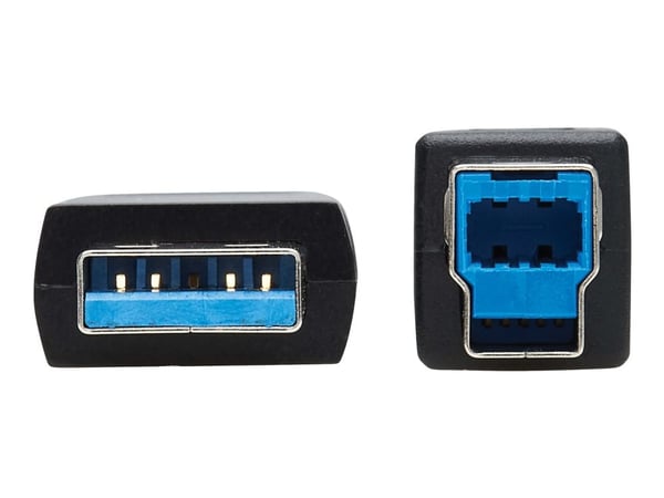 Eaton Tripp Lite Series USB 3.2 Gen 1 Plenum-Rated Fiber Active Optical Cable (AOC) - A/B M/M, Black, 20 m - USB-kabel - USB typ A (hane) till USB ...