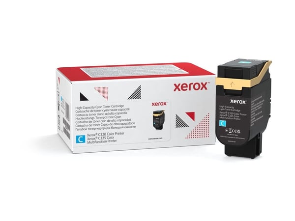 Xerox - Høykapasitets - cyan - original - boks - tonerpatron - for Xerox C325