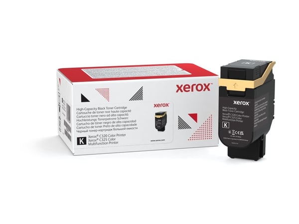 Xerox - Høykapasitets - svart - original - boks - tonerpatron - for Xerox C325