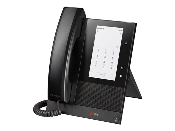 HP Poly CCX 400 - For Microsoft Teams - VoIP-telefon med anrops-ID/samtale venter - SIP, SDP - 24 linjer - svart