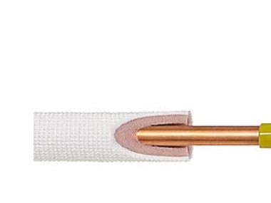 Basic isolerede kølerør - 1,0 mm, Uden flange og omløber, 20 m, 7/8''