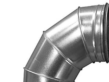 Böj Ø630 90 gr BF-630-90 nippel/nippel falsad, förzinkad