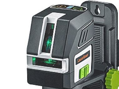 Laserliner PocketCross-Laser 2G, Horisontal/vertikal, Linjevater, Sort, Grønn, 1/4,5/8", Batteri, Lithium-Ion (Li-Ion)