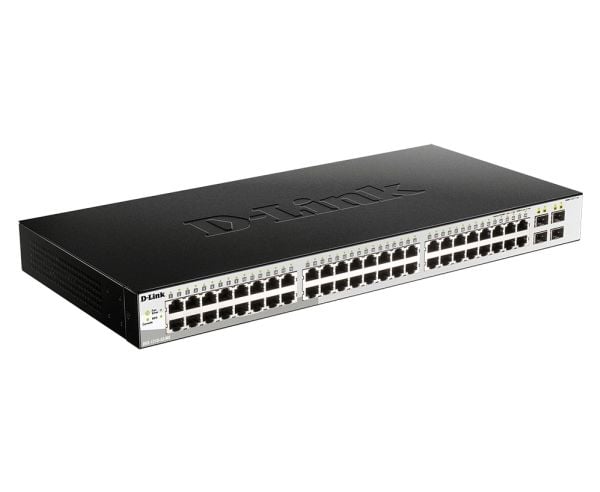D-Link DGS 1210-52/ME - Switch - Styrt - 48 x 10/100/1000 + 4 x Gigabit SFP - rackmonterbar