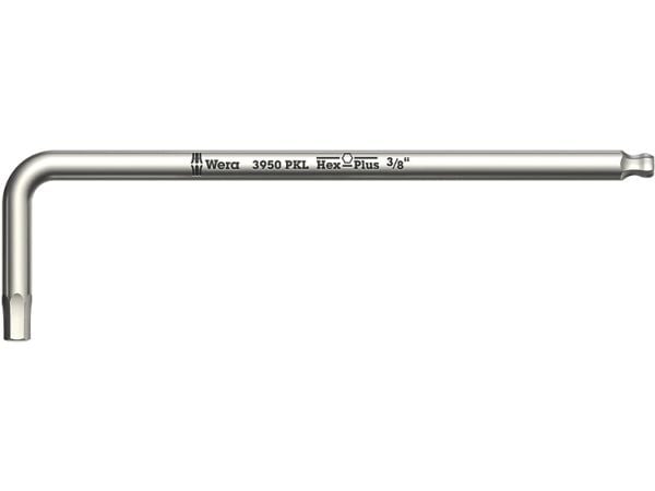Wera 3950 PKL, L-formet hexnøkkel, Imperisk, 1 stykker, Rustfritt stål, 7/64", 11,9 cm
