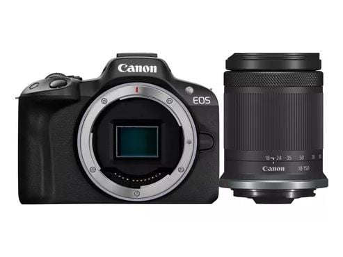 Canon EOS R50 - Digitalkamera - speilløst - 24.2 MP - APS-C - 4K / 30 fps - 8.3optisk x-zoom RF-S 18-150 mm F3.5-6.3 IS STM linse - Wi-Fi, Bluetoot...
